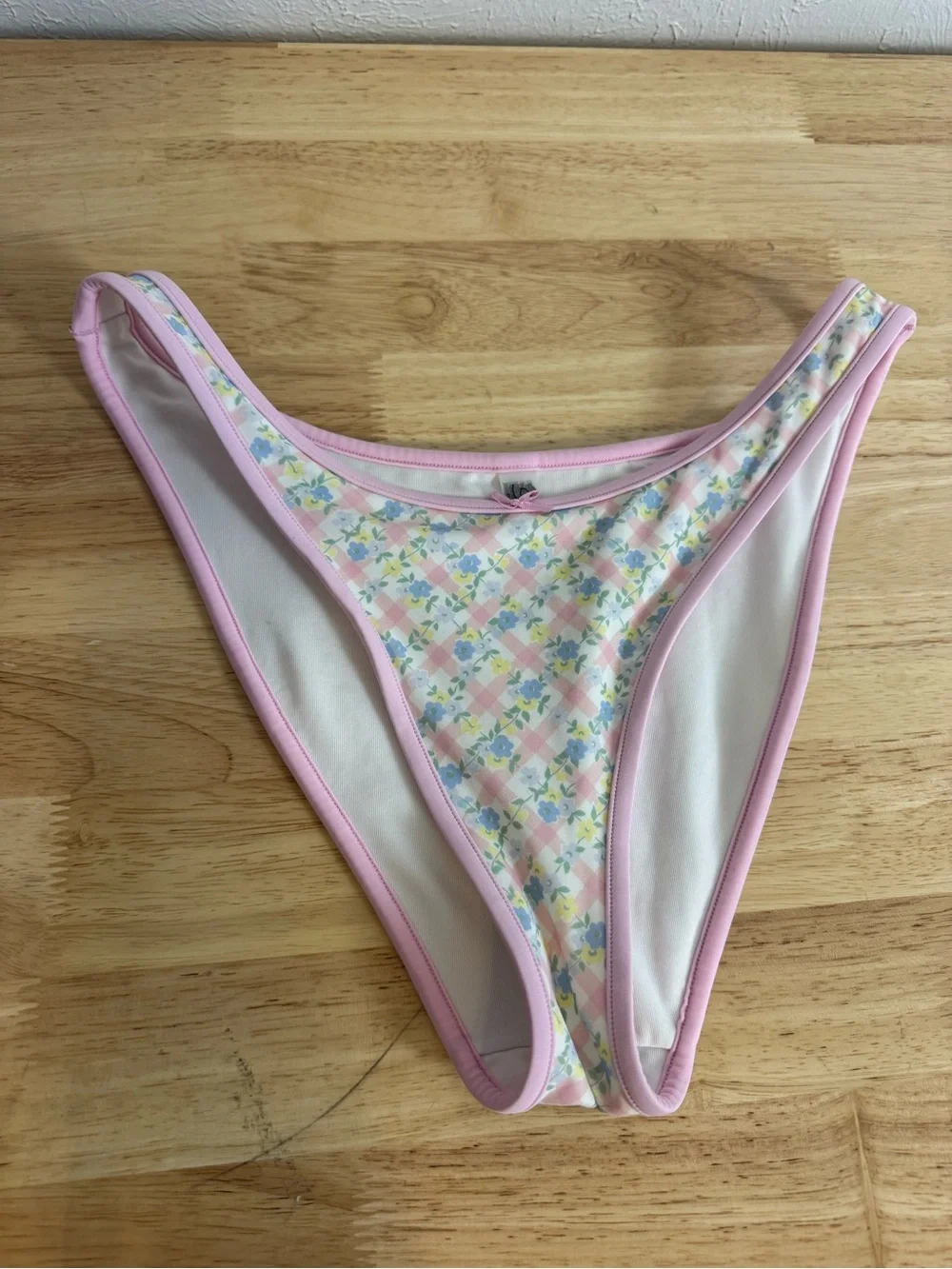 PINK X FRANKIES Collab Cottagecore Cheeky Bikini Bottom